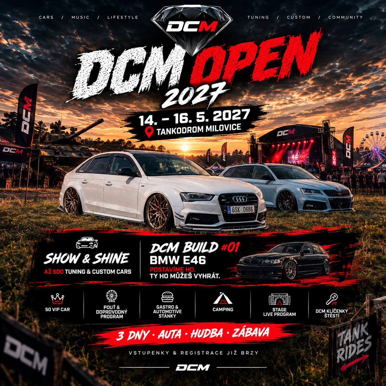 Logo DCM OPEN 2027